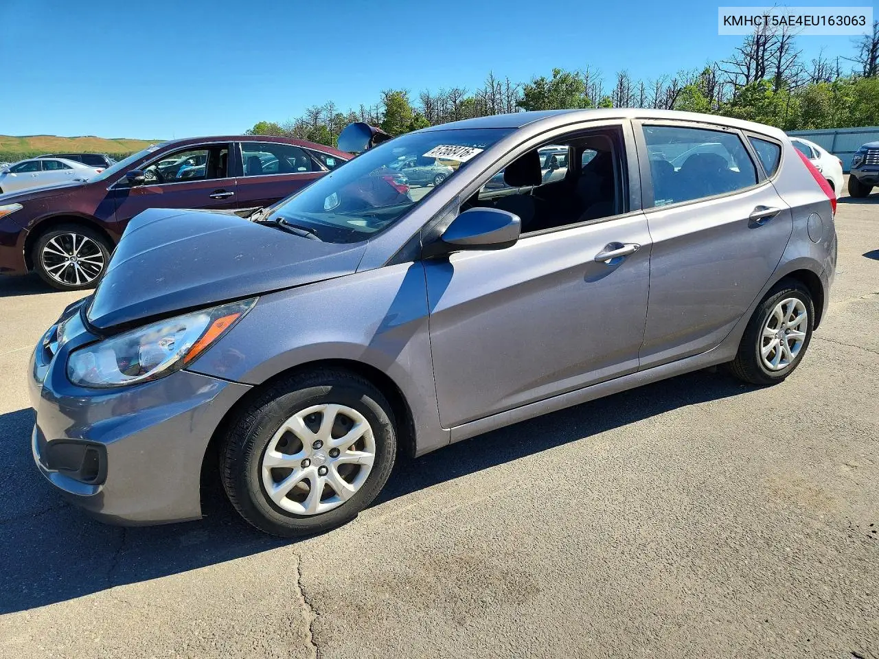 2014 Hyundai Accent Gs VIN: KMHCT5AE4EU163063 Lot: 57568416