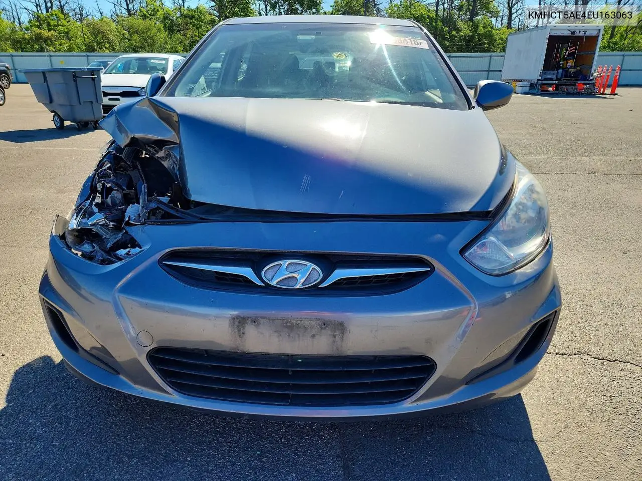2014 Hyundai Accent Gs VIN: KMHCT5AE4EU163063 Lot: 57568416