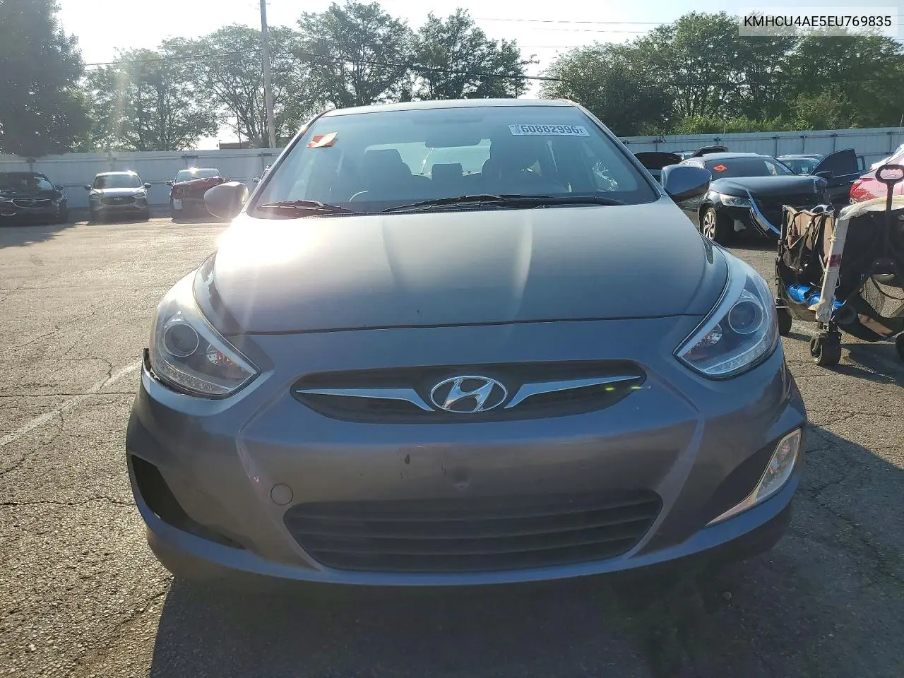 2014 Hyundai Accent Gls VIN: KMHCU4AE5EU769835 Lot: 60882996