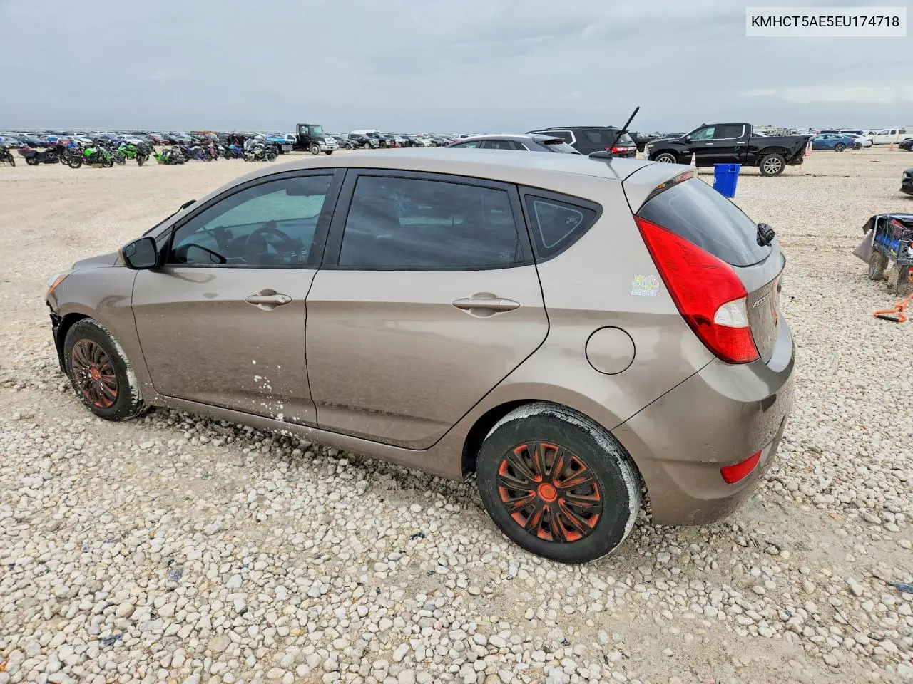 2014 Hyundai Accent Gs VIN: KMHCT5AE5EU174718 Lot: 61248136