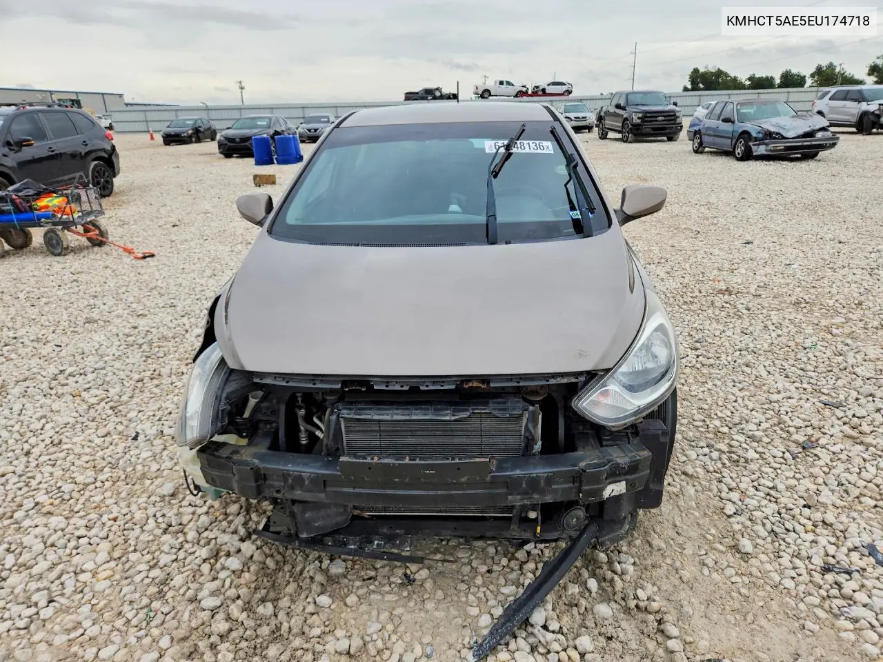 2014 Hyundai Accent Gs VIN: KMHCT5AE5EU174718 Lot: 61248136