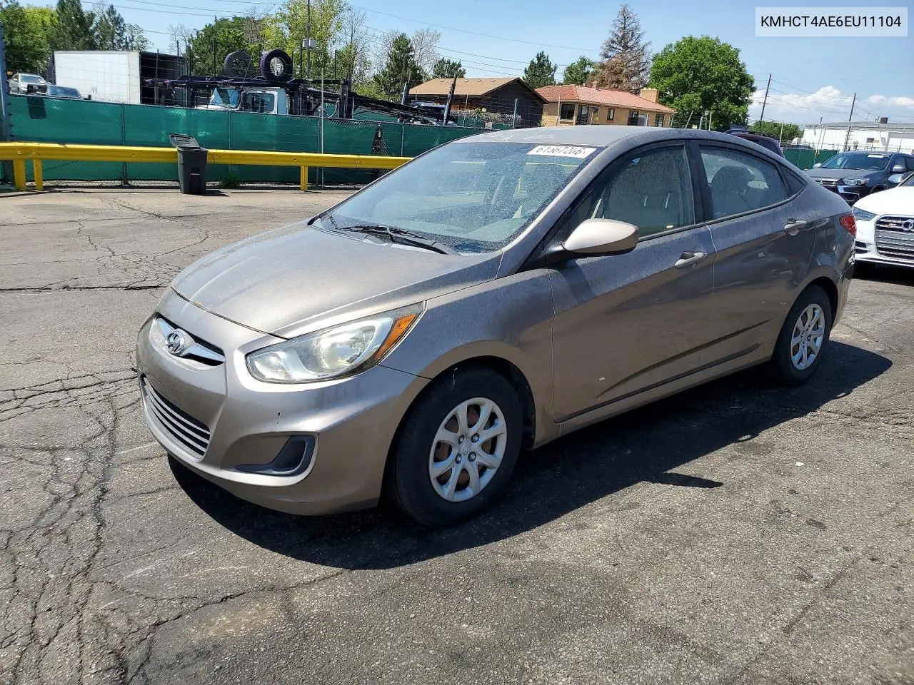 2014 Hyundai Accent Gls VIN: KMHCT4AE6EU11104 Lot: 61567206