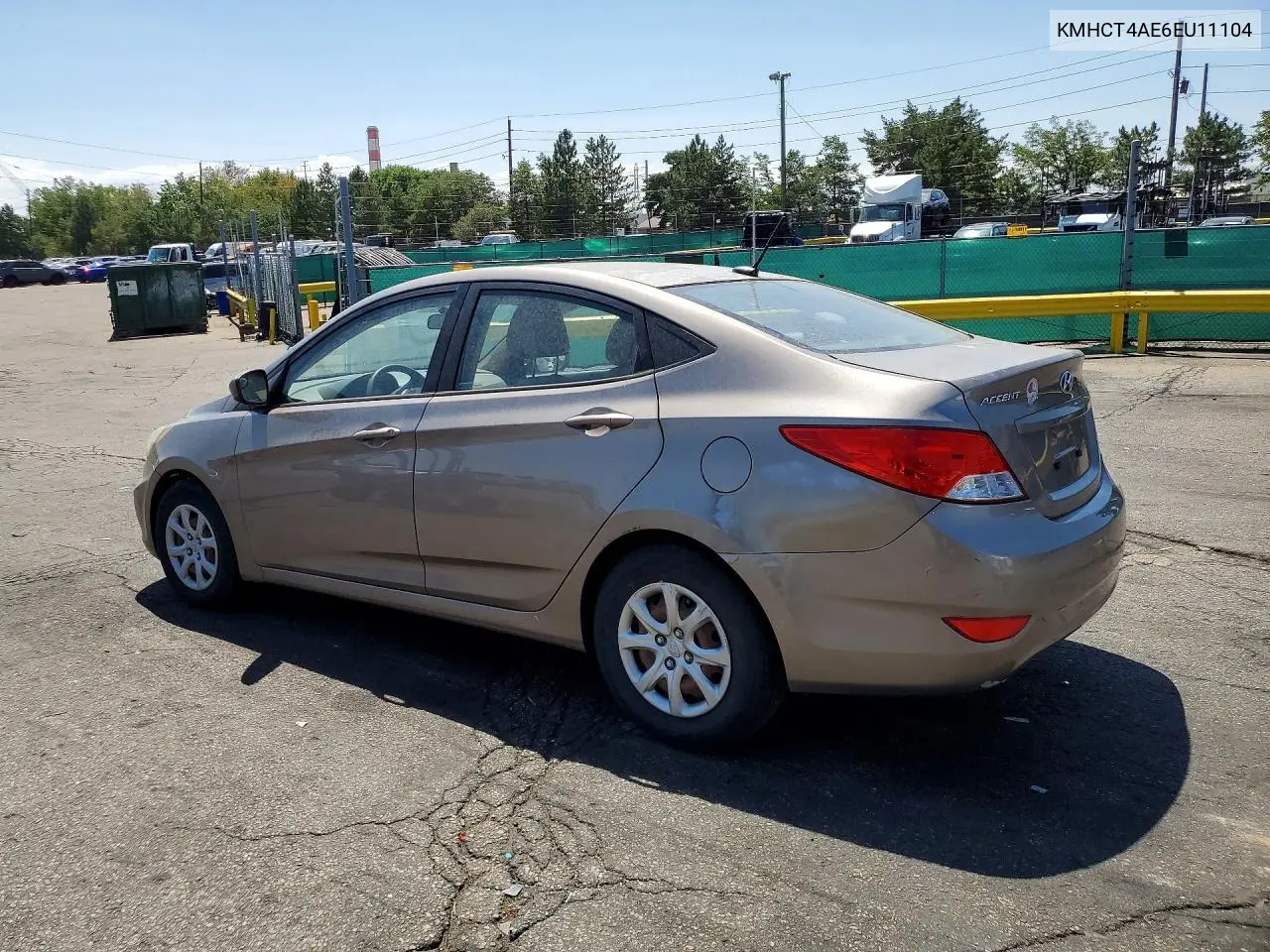 2014 Hyundai Accent Gls VIN: KMHCT4AE6EU11104 Lot: 61567206