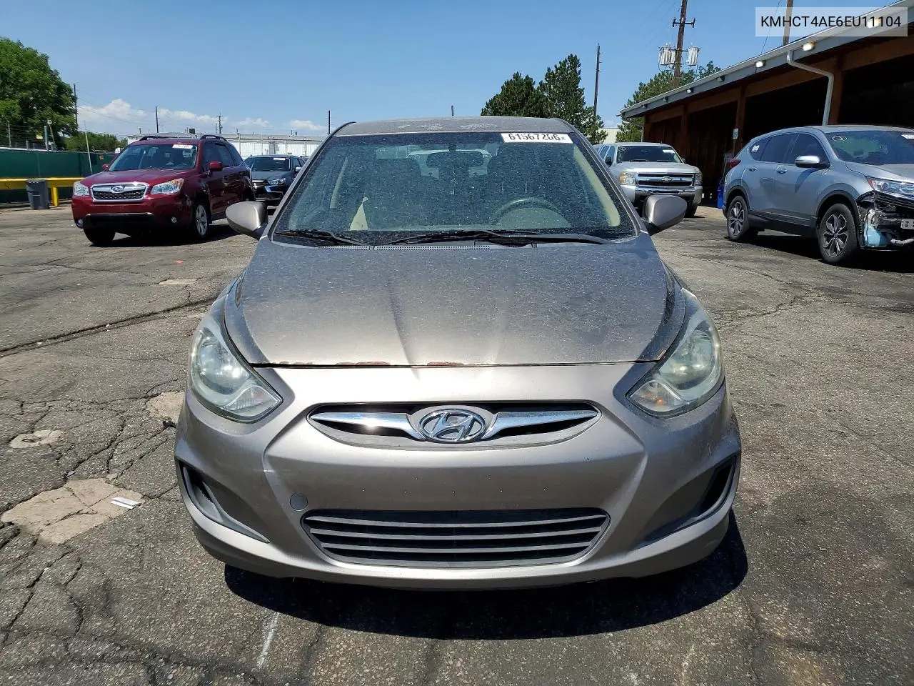 2014 Hyundai Accent Gls VIN: KMHCT4AE6EU11104 Lot: 61567206