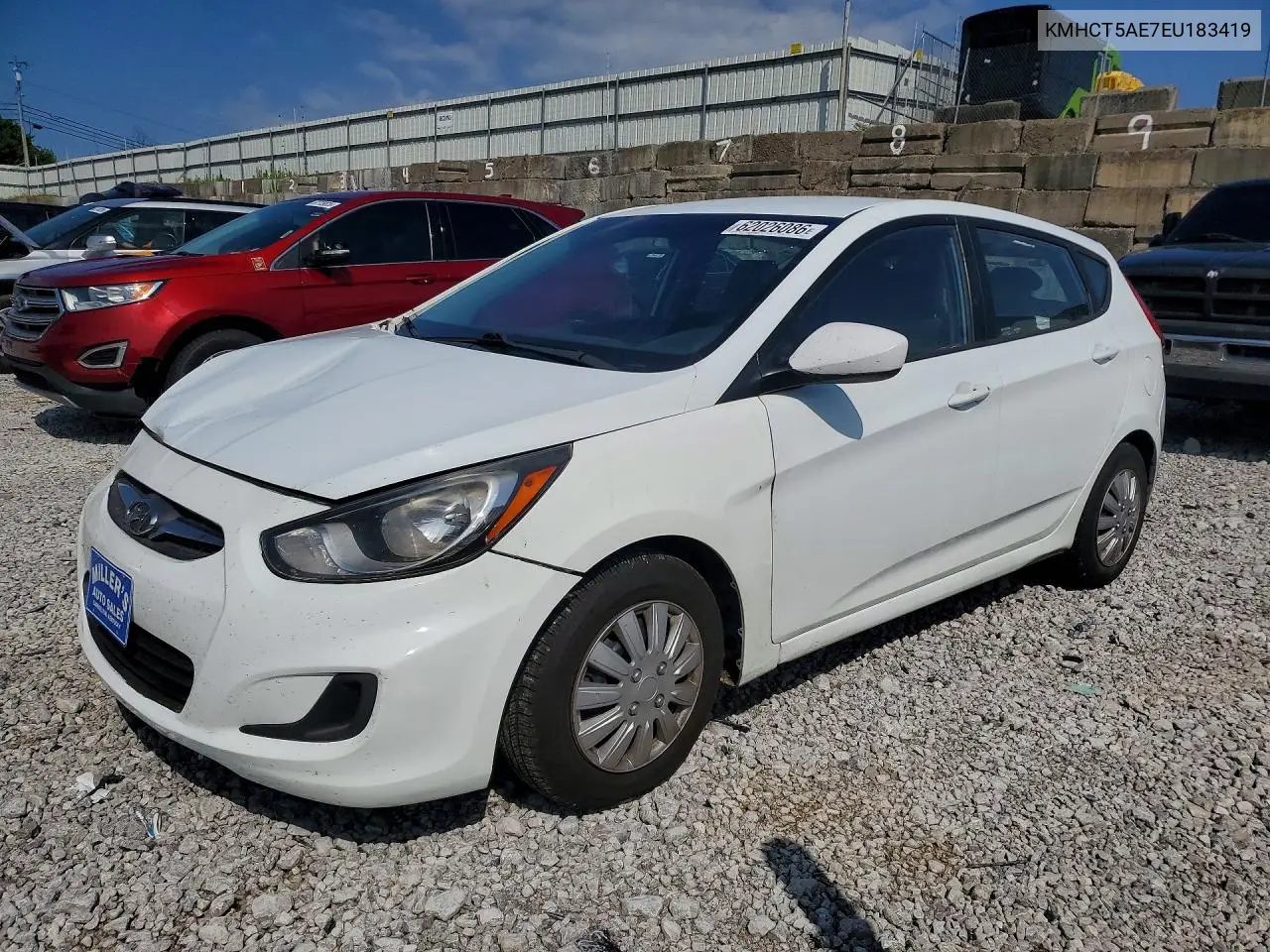 2014 Hyundai Accent Gs VIN: KMHCT5AE7EU183419 Lot: 62026086