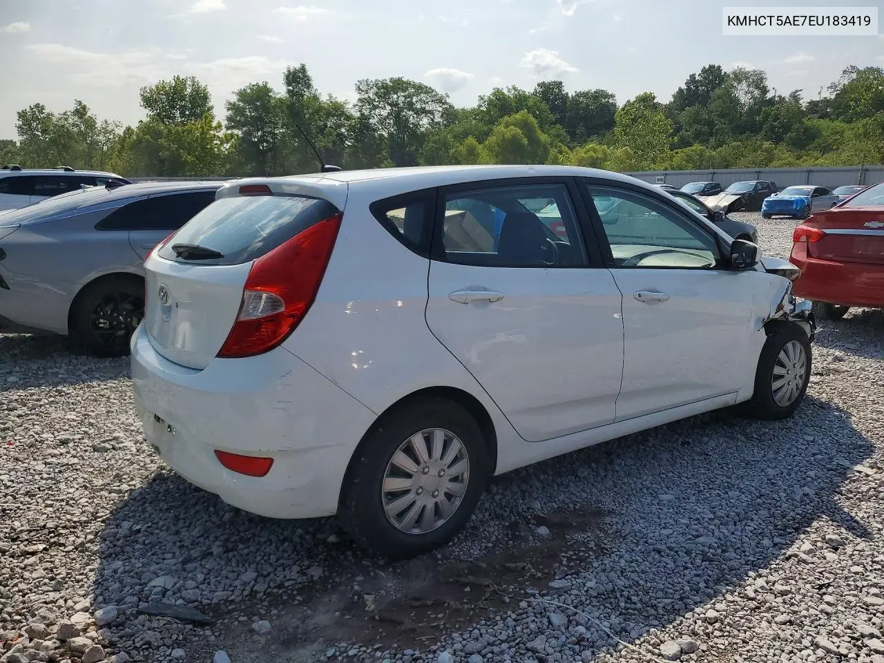 2014 Hyundai Accent Gs VIN: KMHCT5AE7EU183419 Lot: 62026086