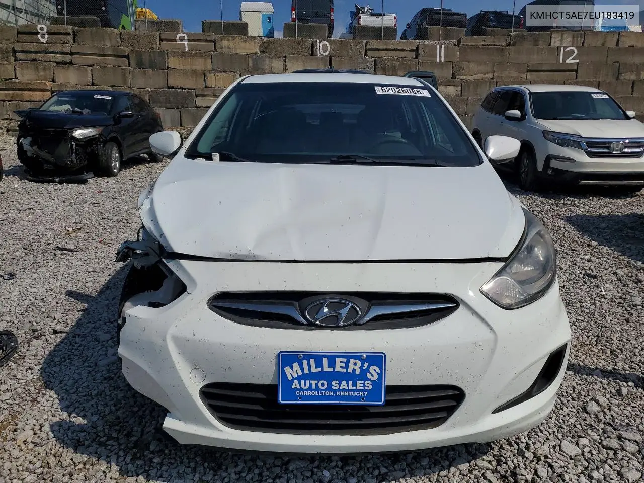 2014 Hyundai Accent Gs VIN: KMHCT5AE7EU183419 Lot: 62026086