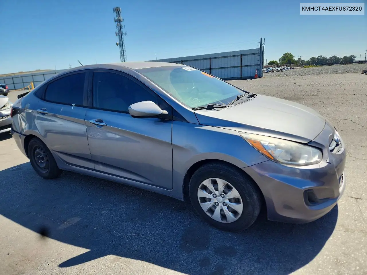 2015 Hyundai Accent Gls VIN: KMHCT4AEXFU872320 Lot: 59702126