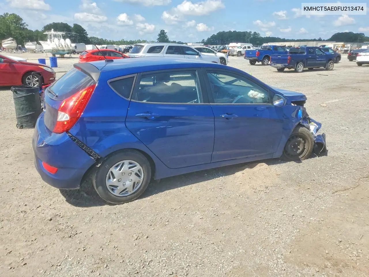 2015 Hyundai Accent Gs VIN: KMHCT5AE0FU213474 Lot: 61029536