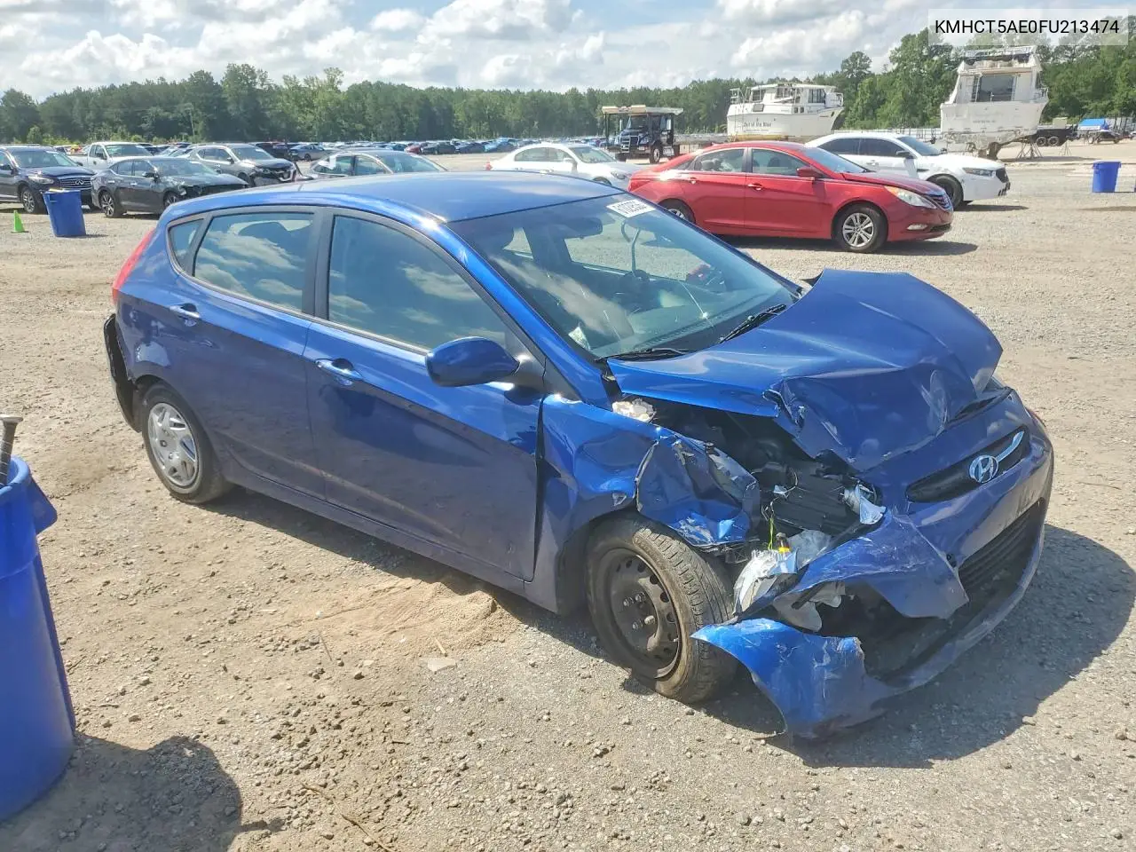2015 Hyundai Accent Gs VIN: KMHCT5AE0FU213474 Lot: 61029536