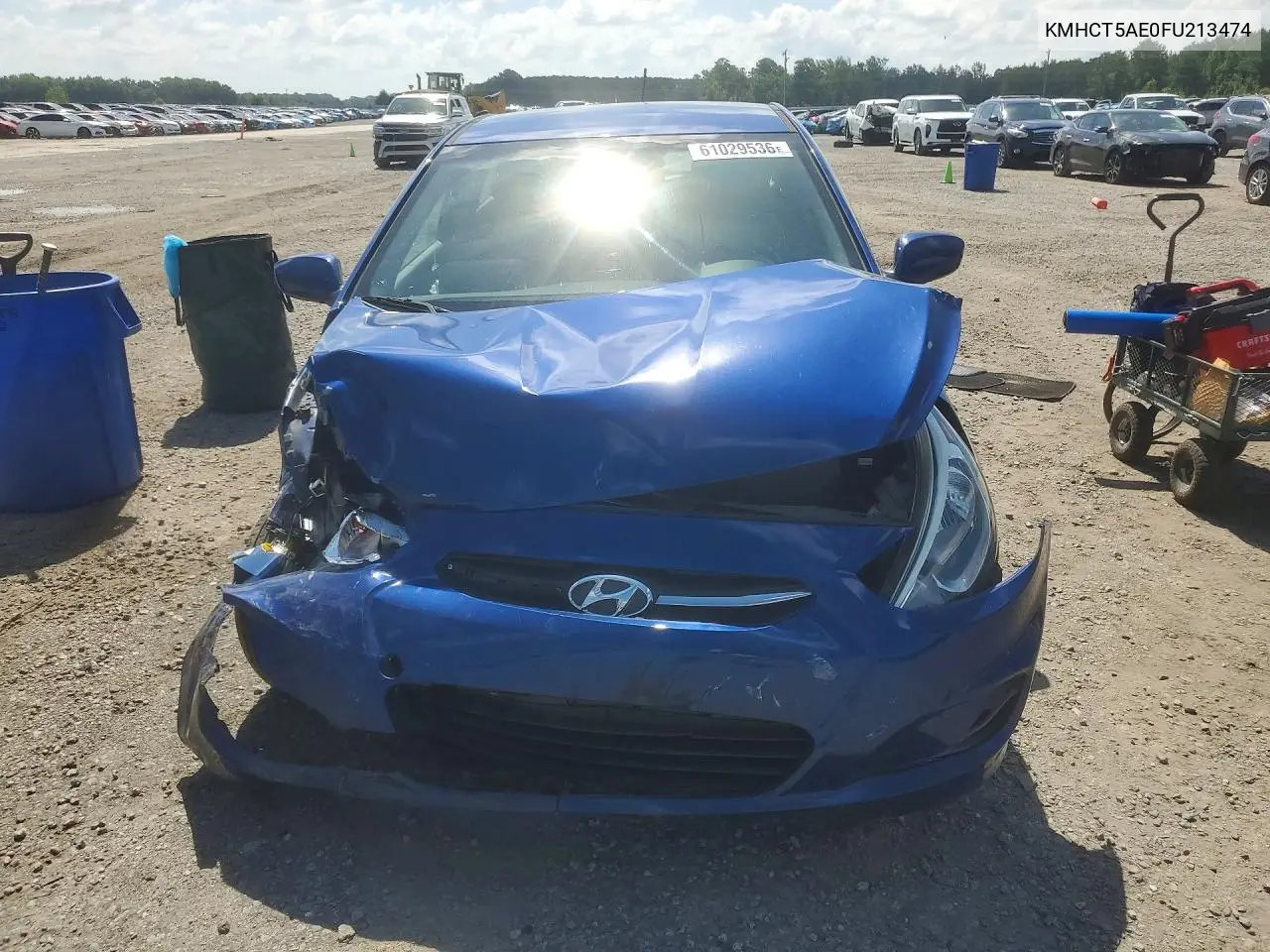 2015 Hyundai Accent Gs VIN: KMHCT5AE0FU213474 Lot: 61029536