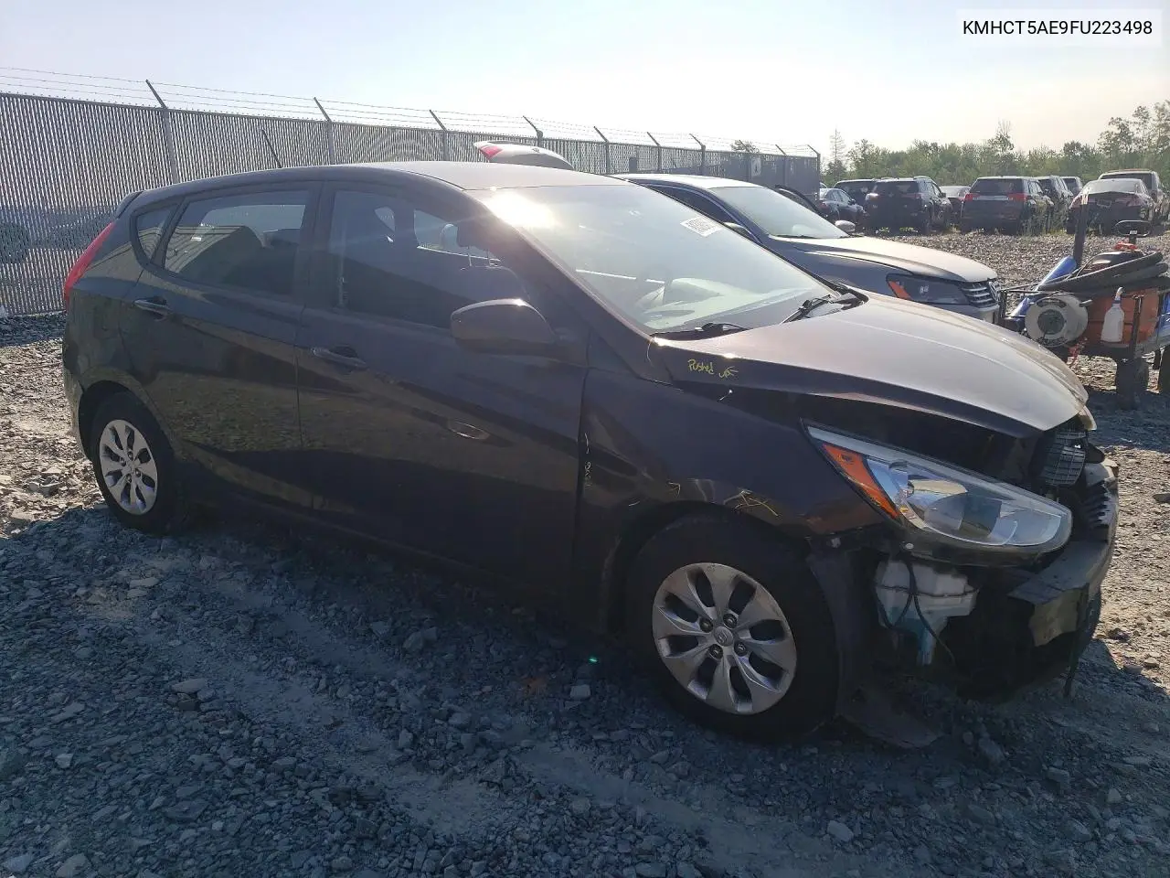 2015 Hyundai Accent Gs VIN: KMHCT5AE9FU223498 Lot: 61392466
