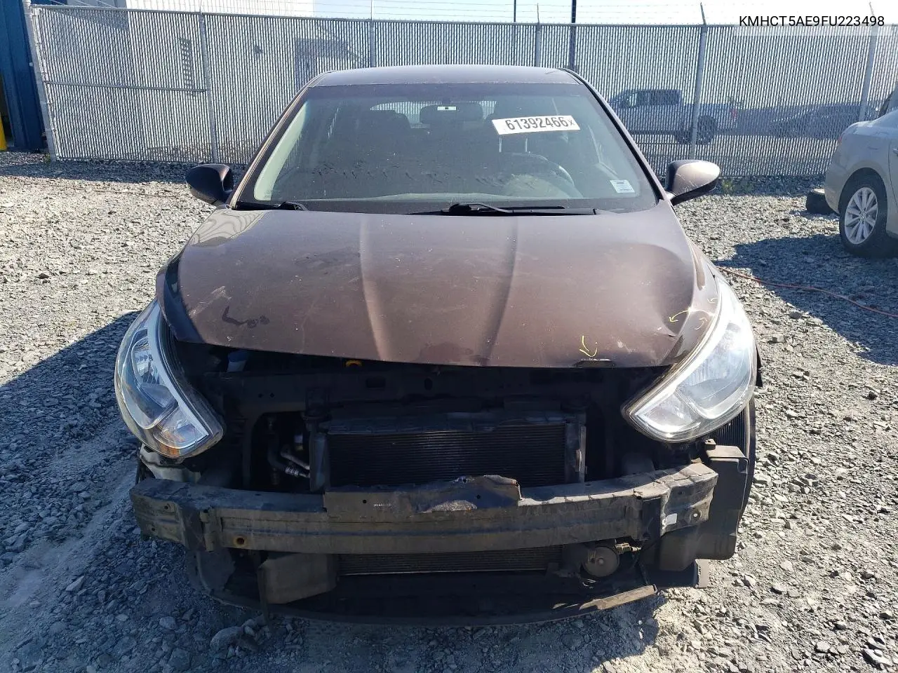 2015 Hyundai Accent Gs VIN: KMHCT5AE9FU223498 Lot: 61392466