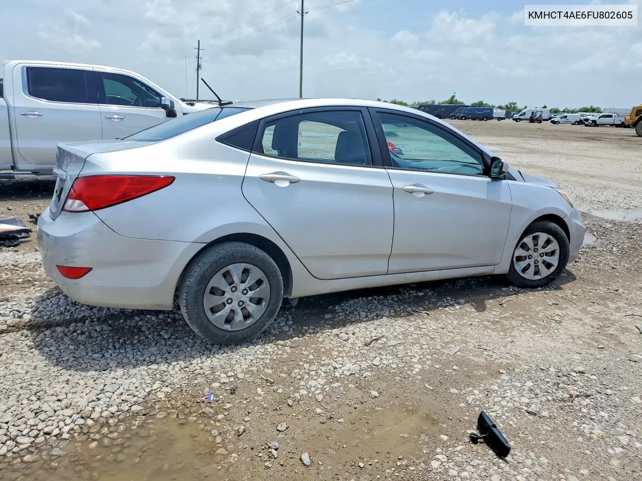 2015 Hyundai Accent Gls VIN: KMHCT4AE6FU802605 Lot: 61439406