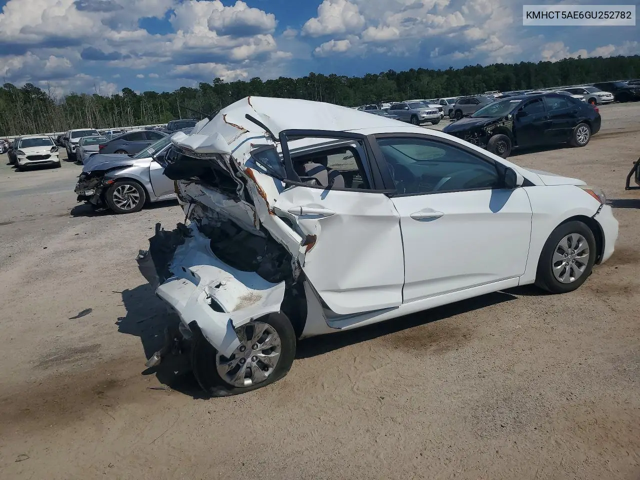 2016 Hyundai Accent Se VIN: KMHCT5AE6GU252782 Lot: 57041146