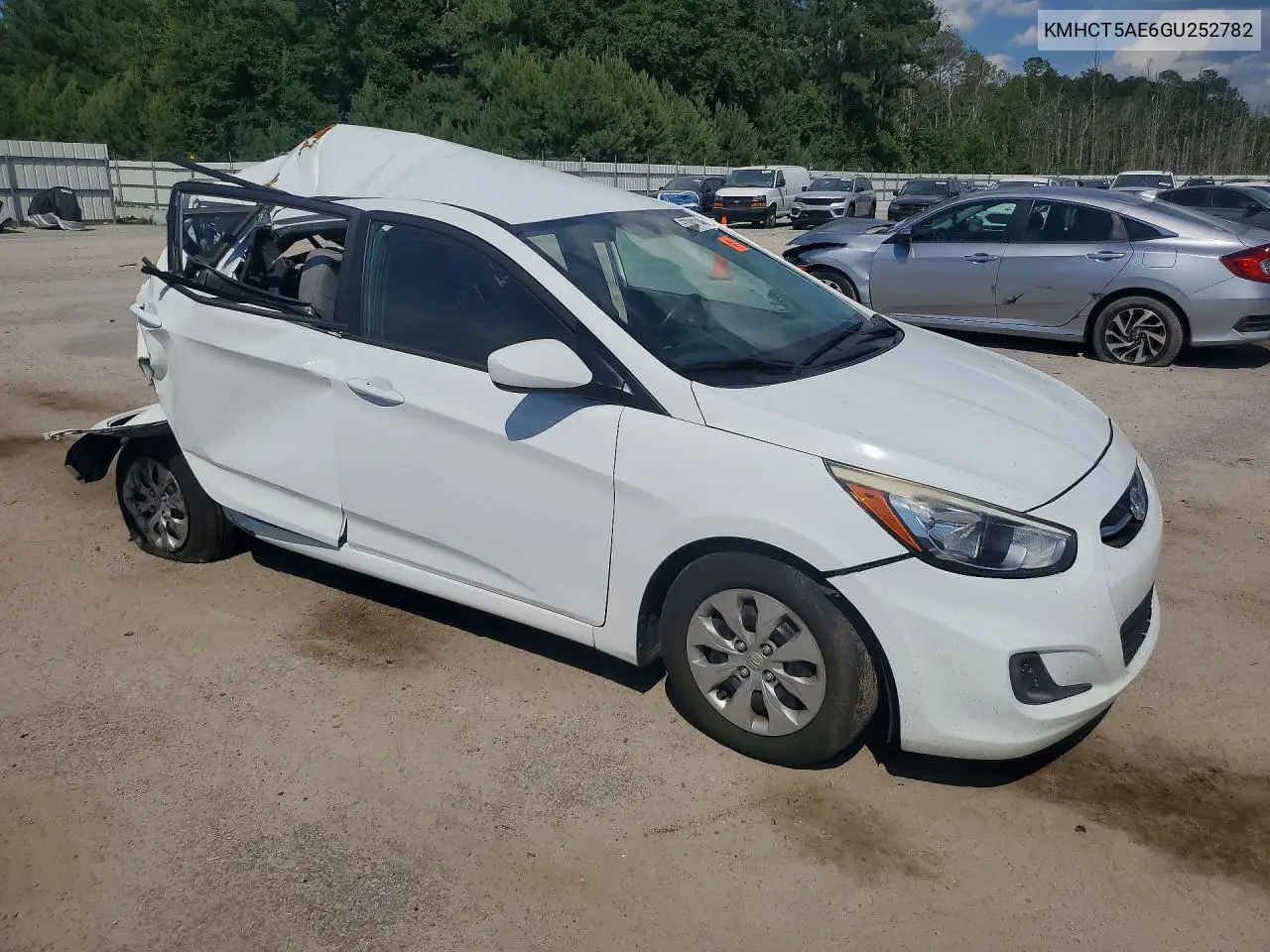2016 Hyundai Accent Se VIN: KMHCT5AE6GU252782 Lot: 57041146