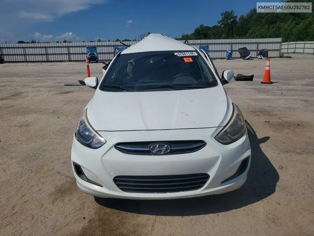 2016 Hyundai Accent Se VIN: KMHCT5AE6GU252782 Lot: 57041146