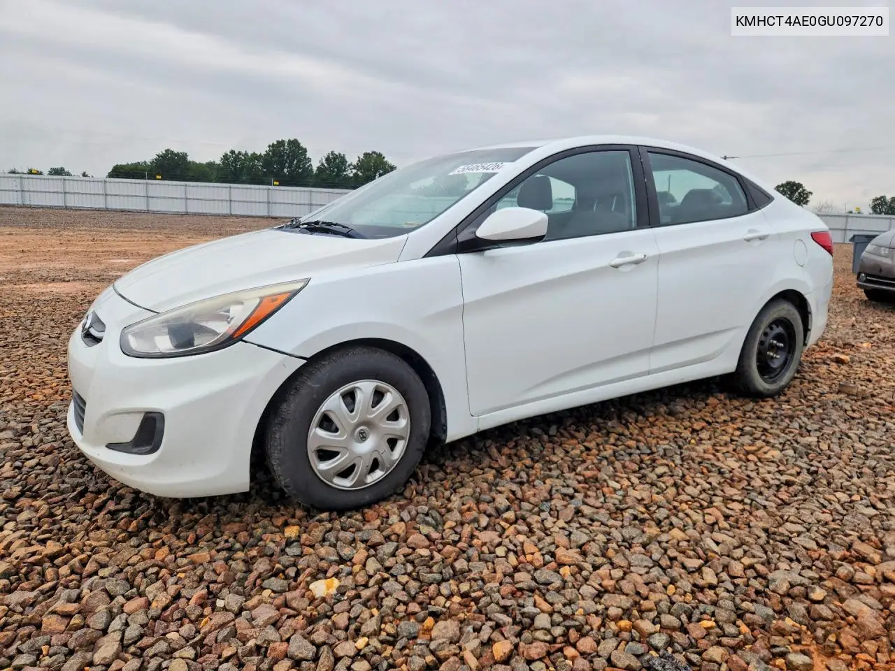 2016 Hyundai Accent Se VIN: KMHCT4AE0GU097270 Lot: 58465426