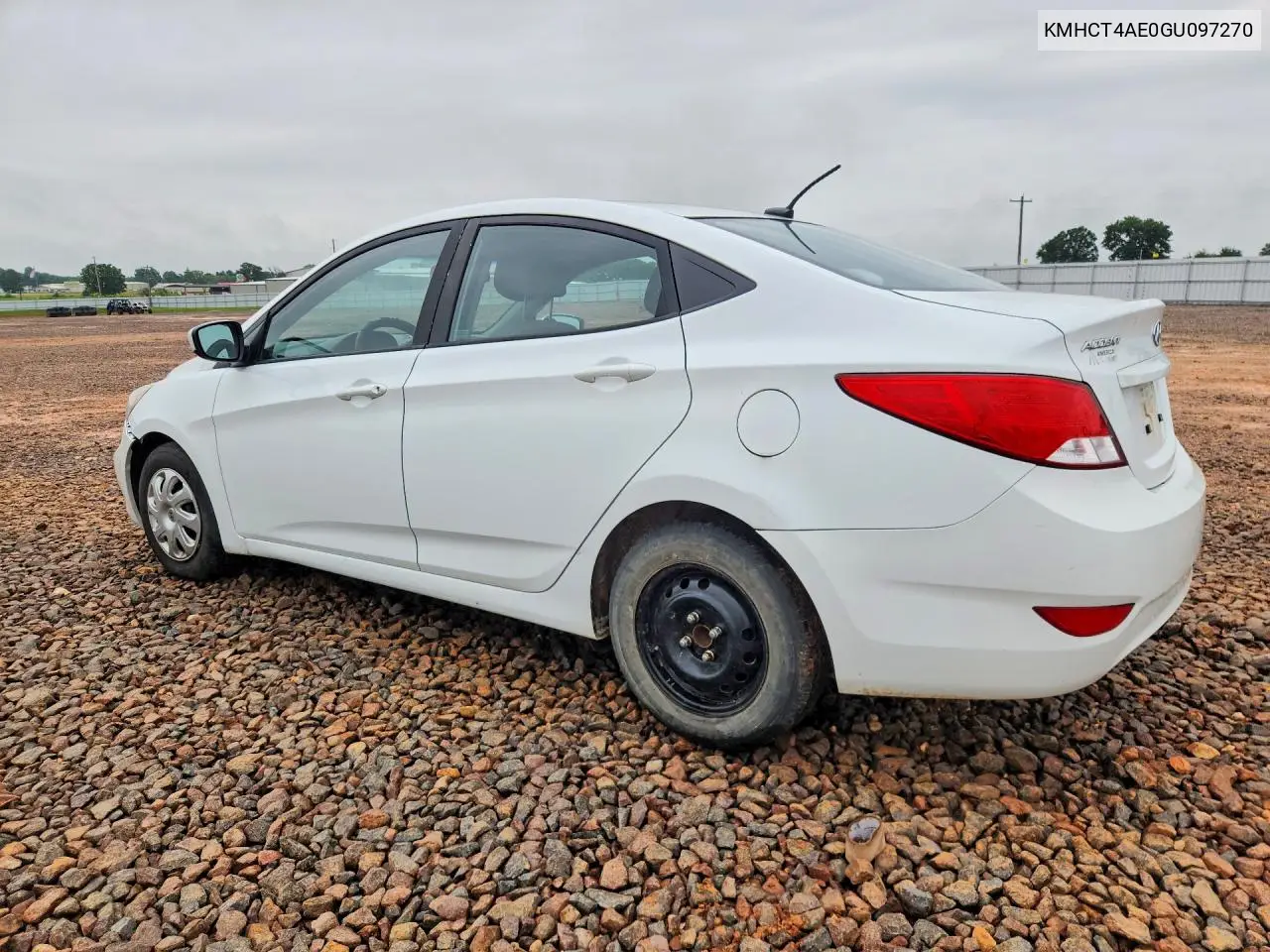 2016 Hyundai Accent Se VIN: KMHCT4AE0GU097270 Lot: 58465426