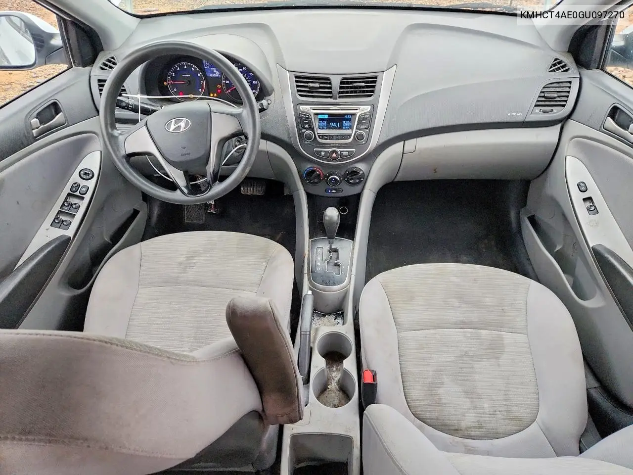 2016 Hyundai Accent Se VIN: KMHCT4AE0GU097270 Lot: 58465426