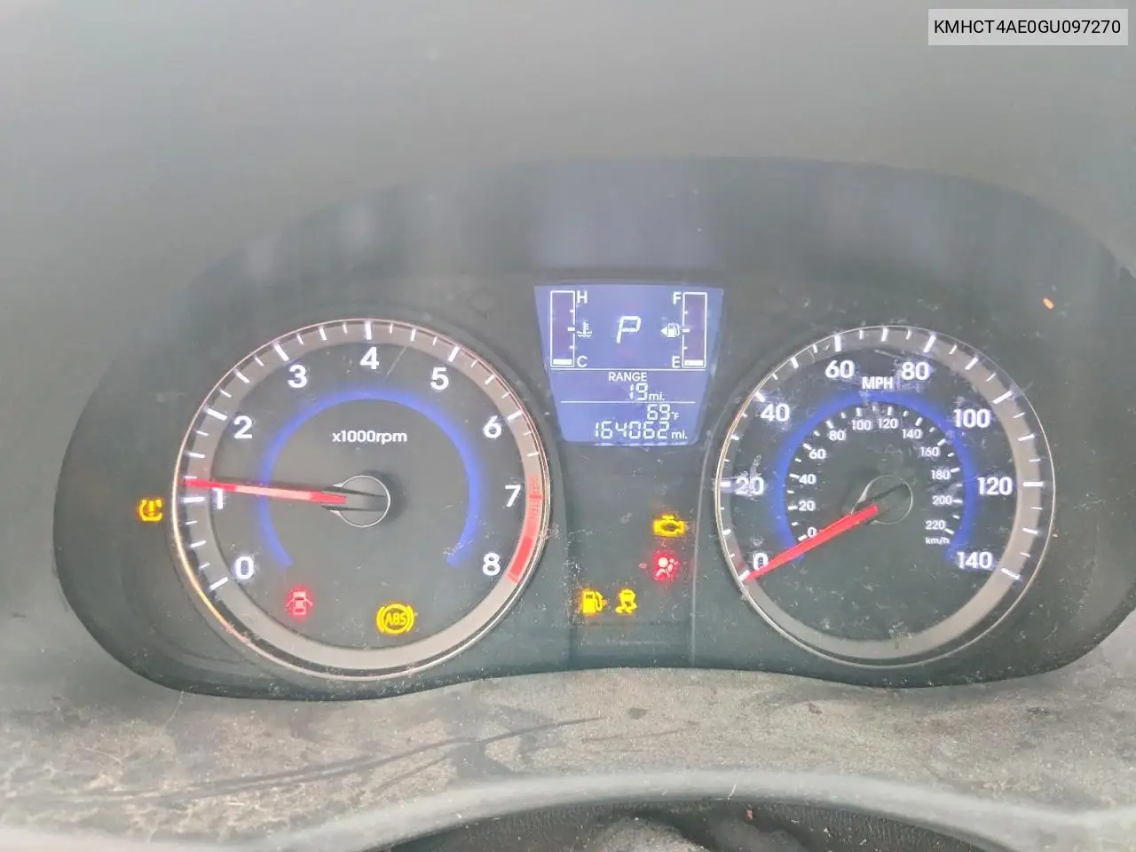 2016 Hyundai Accent Se VIN: KMHCT4AE0GU097270 Lot: 58465426