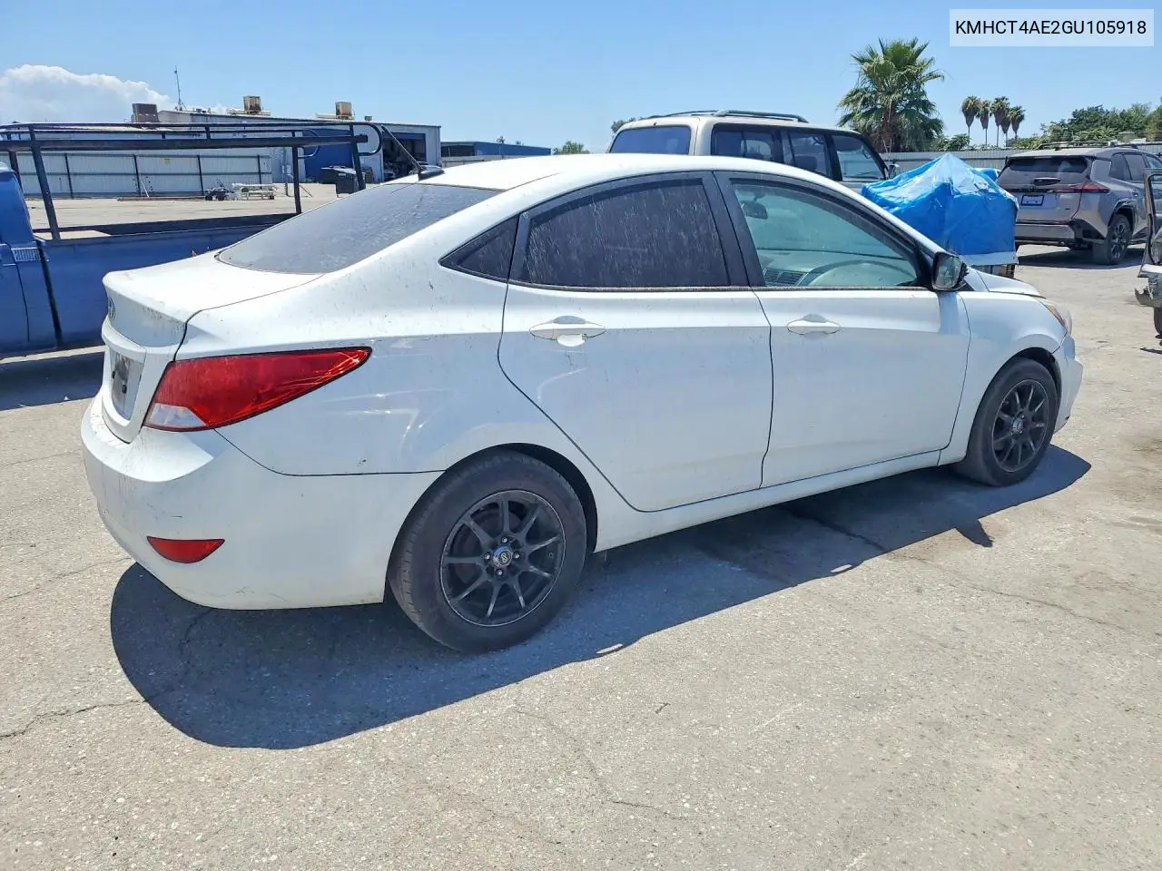 2016 Hyundai Accent Se VIN: KMHCT4AE2GU105918 Lot: 59735986