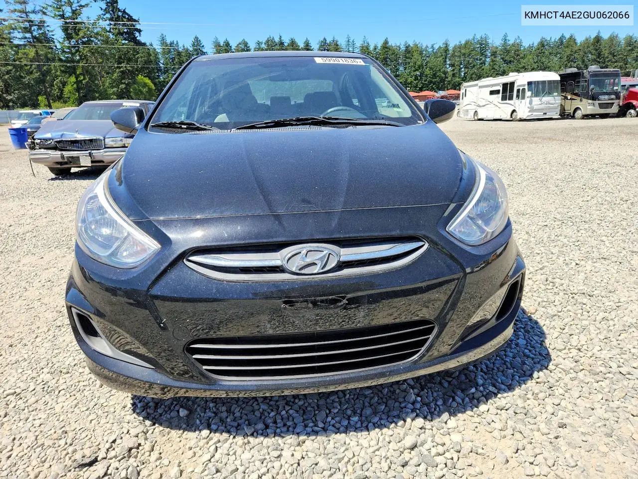 2016 Hyundai Accent Se VIN: KMHCT4AE2GU062066 Lot: 59901836