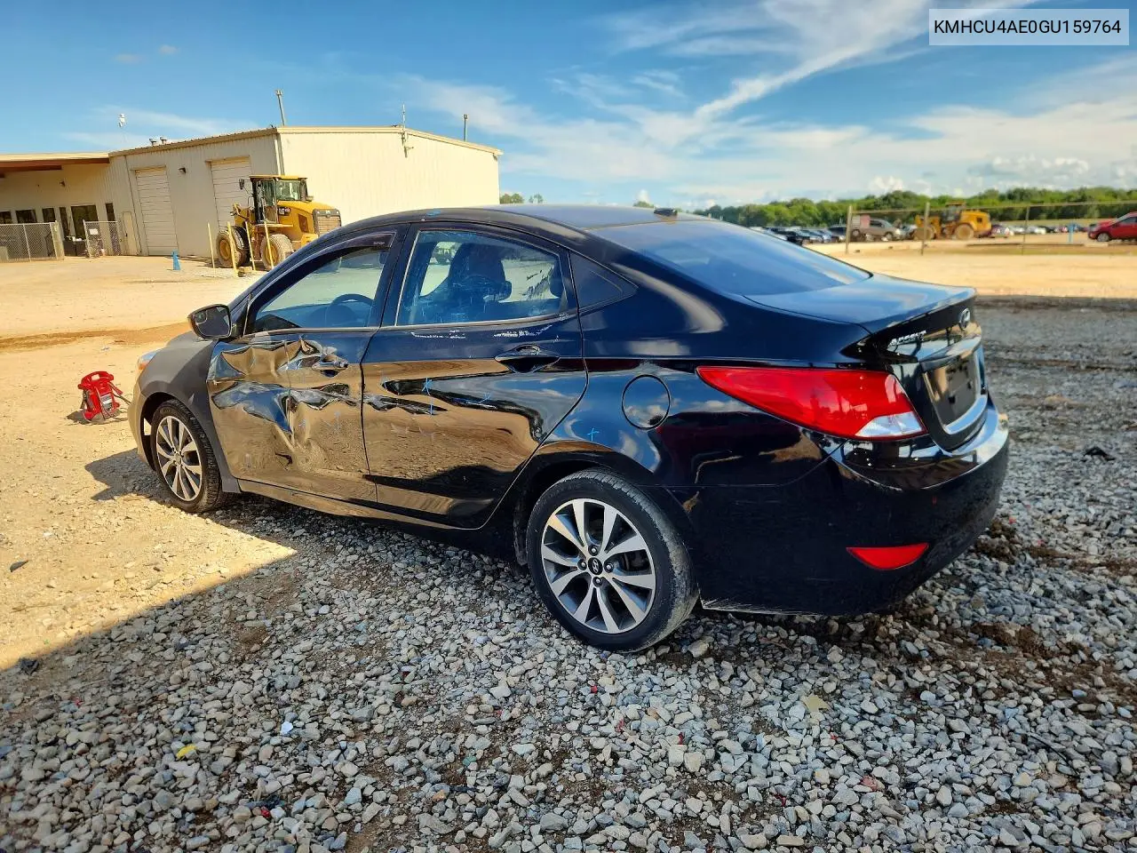 2016 Hyundai Accent Se VIN: KMHCU4AE0GU159764 Lot: 60182726