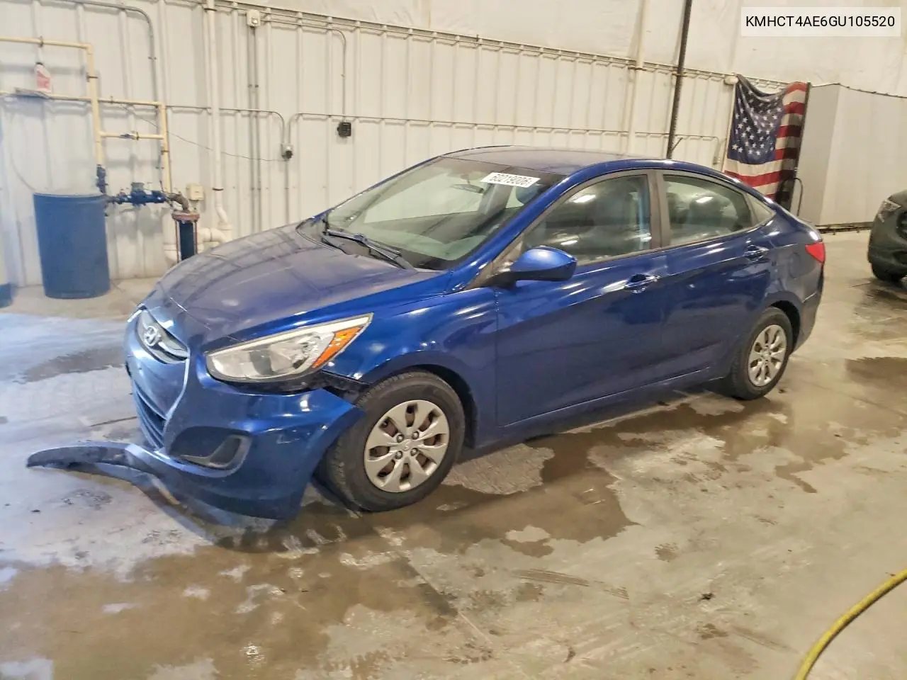 2016 Hyundai Accent Se VIN: KMHCT4AE6GU105520 Lot: 60219006