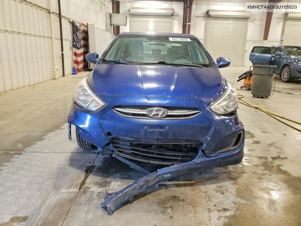 2016 Hyundai Accent Se VIN: KMHCT4AE6GU105520 Lot: 60219006