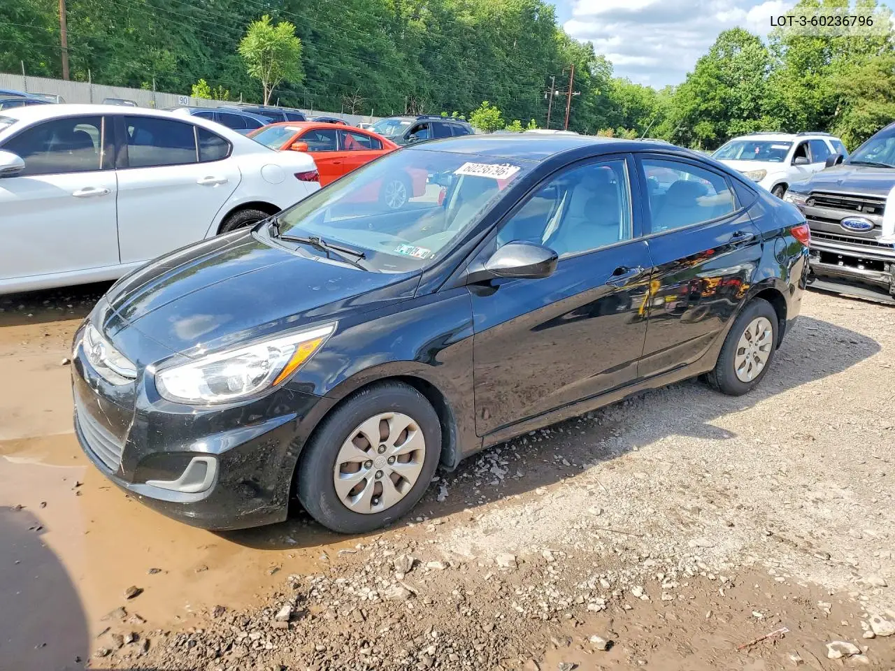 2016 Hyundai Accent Sedan VIN: KMHCT4AE5GU048002 Lot: 60236796