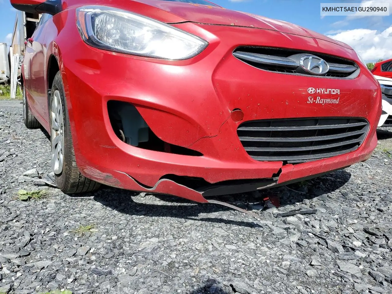 2016 Hyundai Accent Se VIN: KMHCT5AE1GU290940 Lot: 60447106