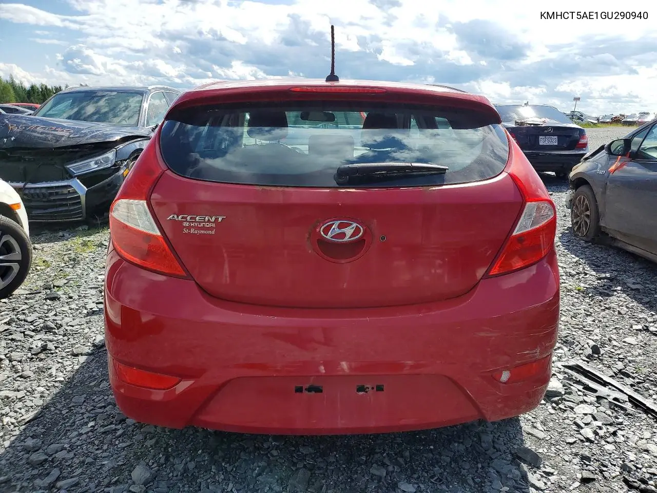 2016 Hyundai Accent Se VIN: KMHCT5AE1GU290940 Lot: 60447106