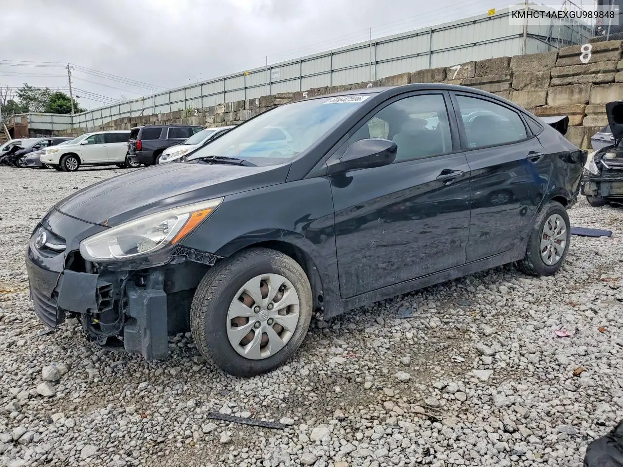 2016 Hyundai Accent Se VIN: KMHCT4AEXGU989848 Lot: 60642596