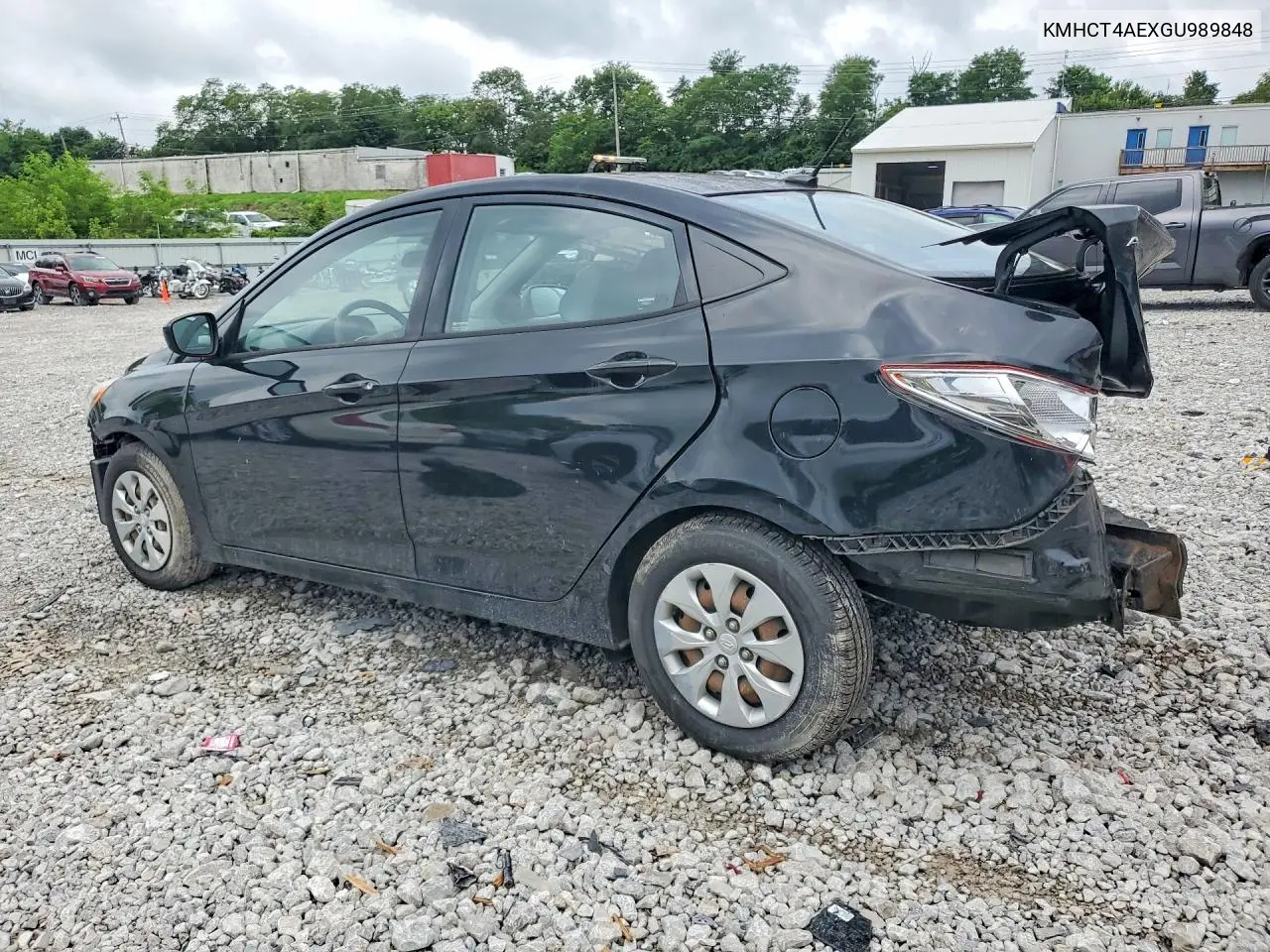 2016 Hyundai Accent Se VIN: KMHCT4AEXGU989848 Lot: 60642596