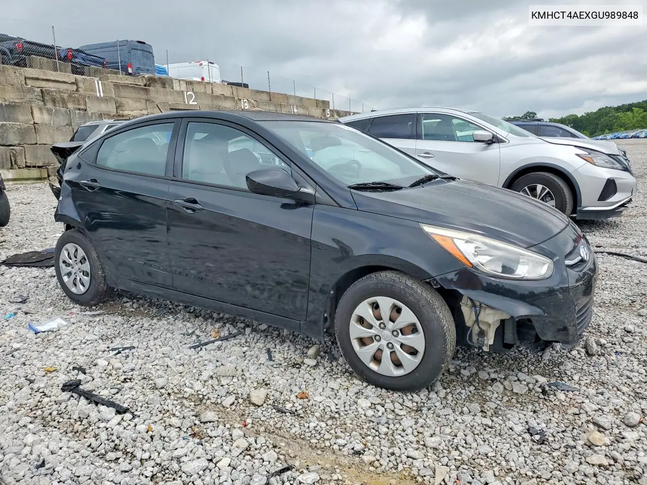 2016 Hyundai Accent Se VIN: KMHCT4AEXGU989848 Lot: 60642596