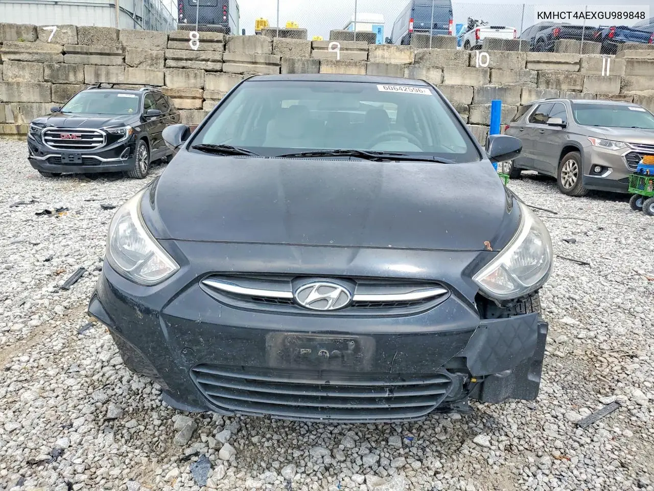 2016 Hyundai Accent Se VIN: KMHCT4AEXGU989848 Lot: 60642596