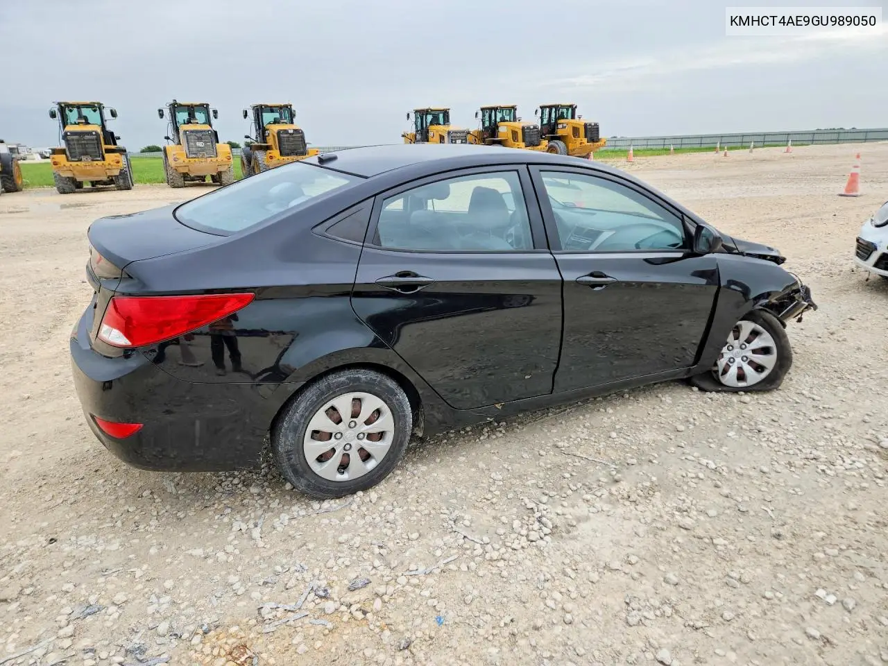 2016 Hyundai Accent Se VIN: KMHCT4AE9GU989050 Lot: 61068656