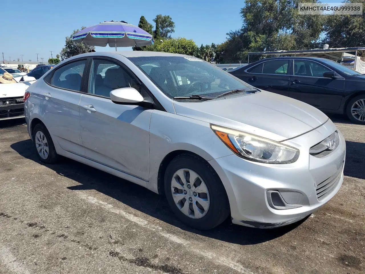 2016 Hyundai Accent Gs VIN: KMHCT4AE4GU999338 Lot: 61227916
