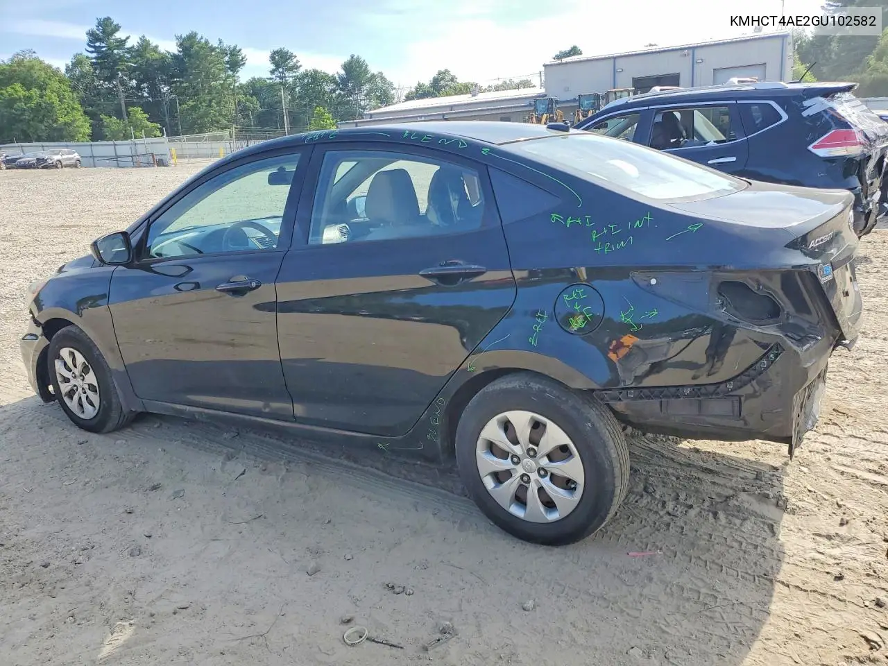 2016 Hyundai Accent Se VIN: KMHCT4AE2GU102582 Lot: 61601786