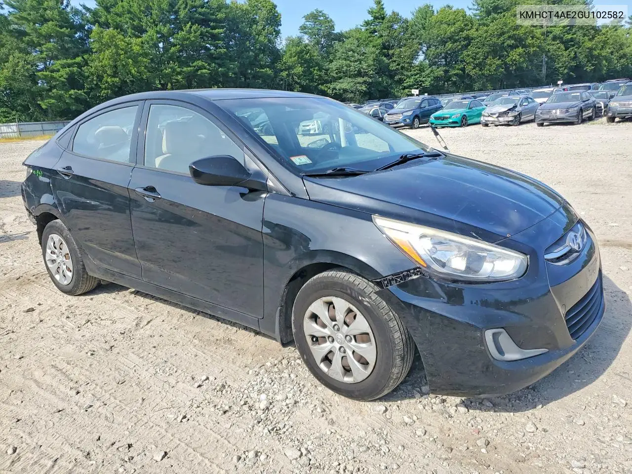 2016 Hyundai Accent Se VIN: KMHCT4AE2GU102582 Lot: 61601786