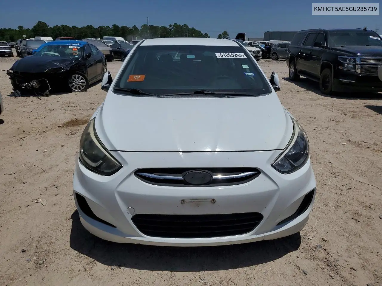 2016 Hyundai Accent Se VIN: KMHCT5AE5GU285739 Lot: 61860906