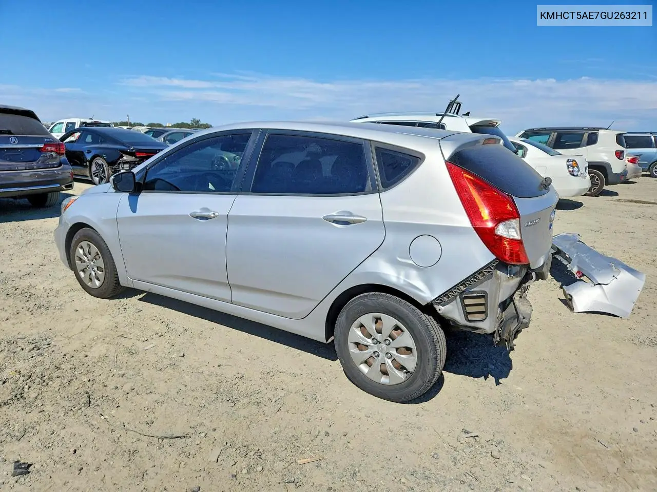 2016 Hyundai Accent Se VIN: KMHCT5AE7GU263211 Lot: 61910936