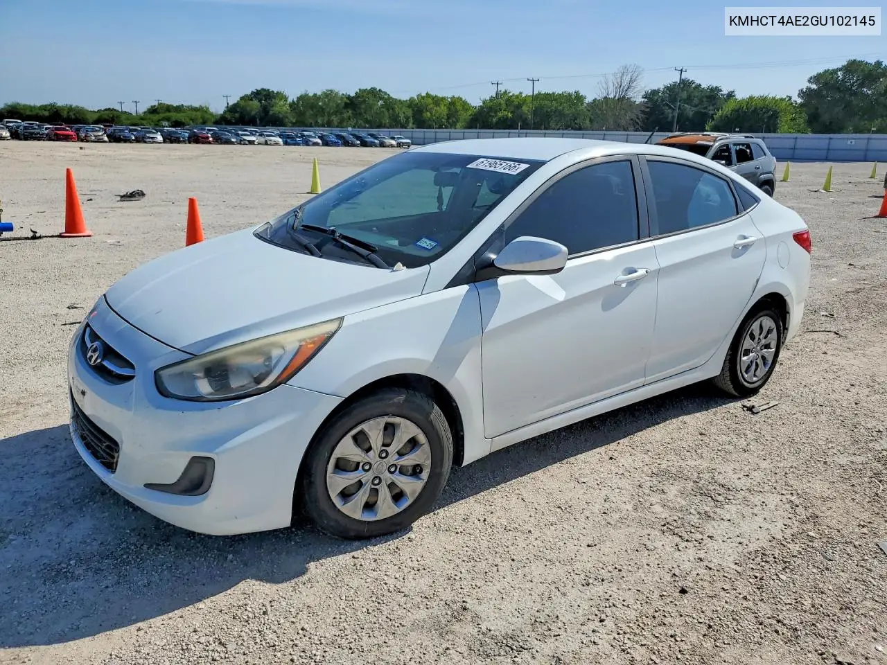 2016 Hyundai Accent Se VIN: KMHCT4AE2GU102145 Lot: 61965166