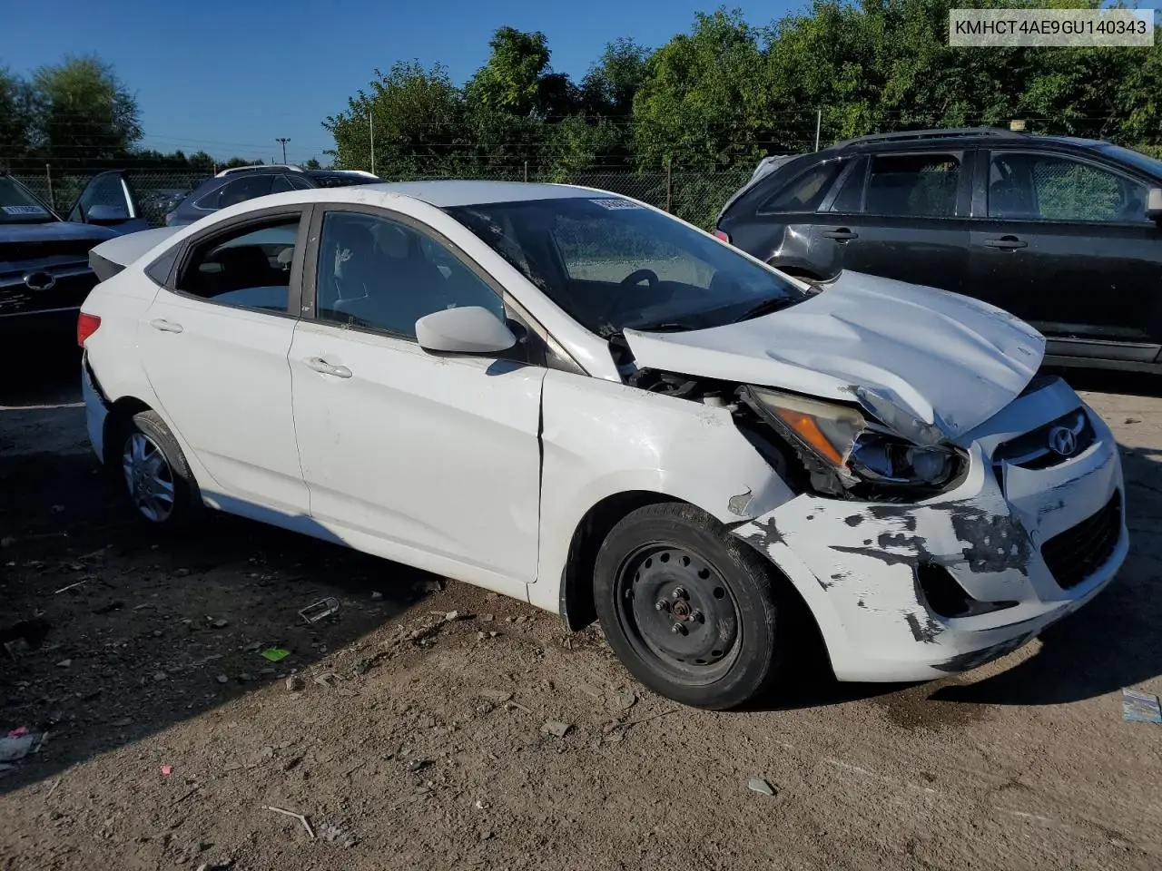 KMHCT4AE9GU140343 2016 Hyundai Accent Se