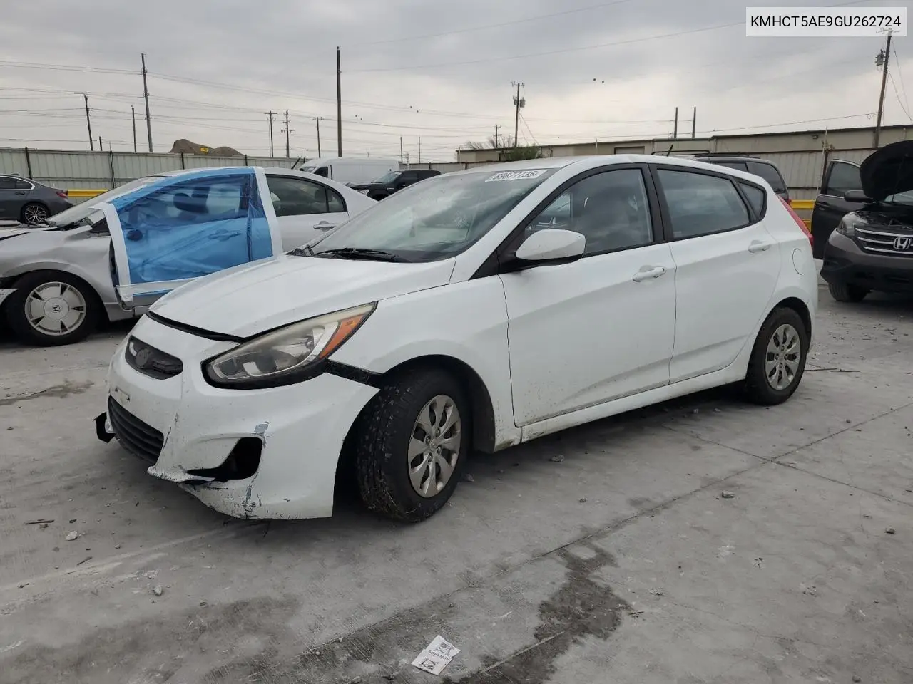 KMHCT5AE9GU262724 2016 Hyundai Accent Se