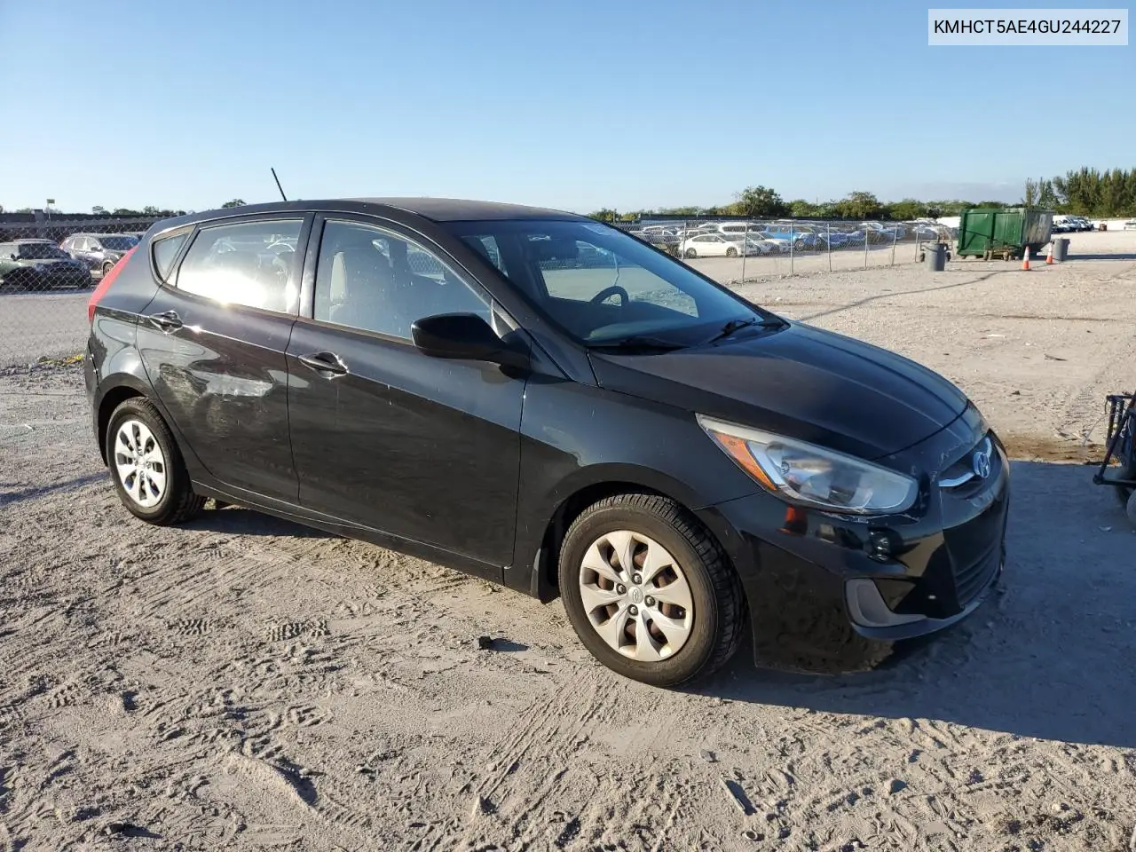 KMHCT5AE4GU244227 2016 Hyundai Accent Se
