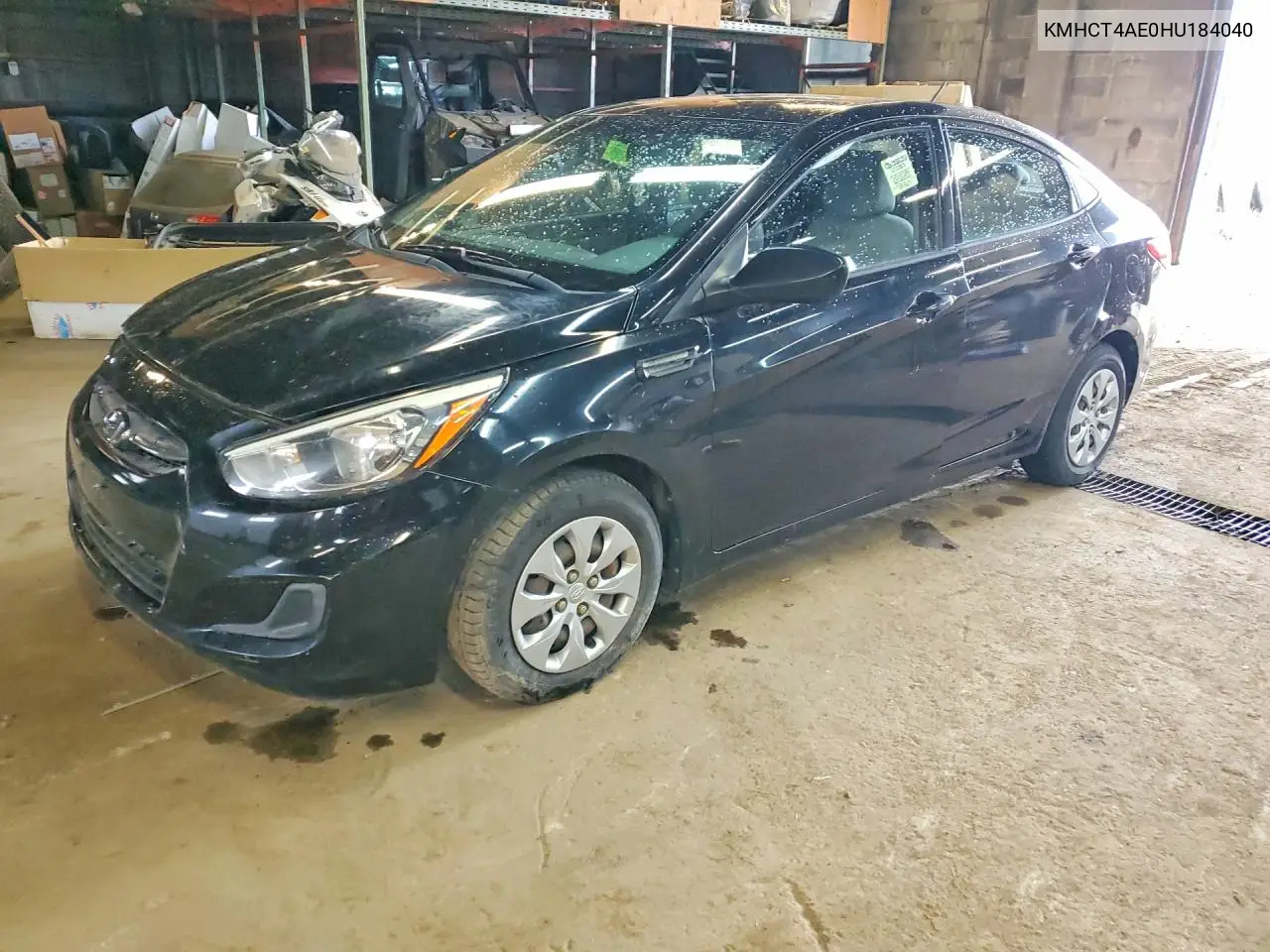 2017 Hyundai Accent Se VIN: KMHCT4AE0HU184040 Lot: 55436616