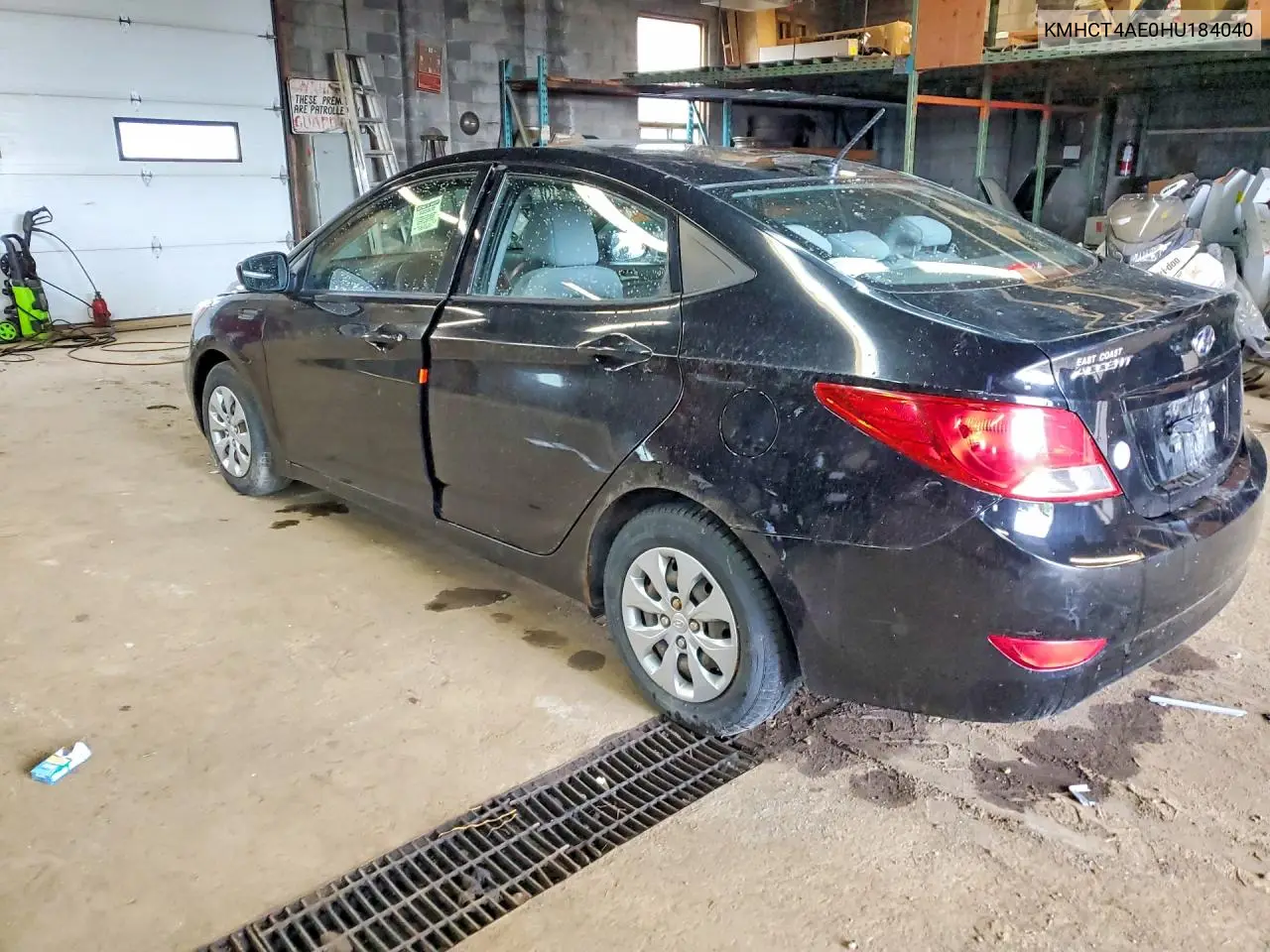 2017 Hyundai Accent Se VIN: KMHCT4AE0HU184040 Lot: 55436616
