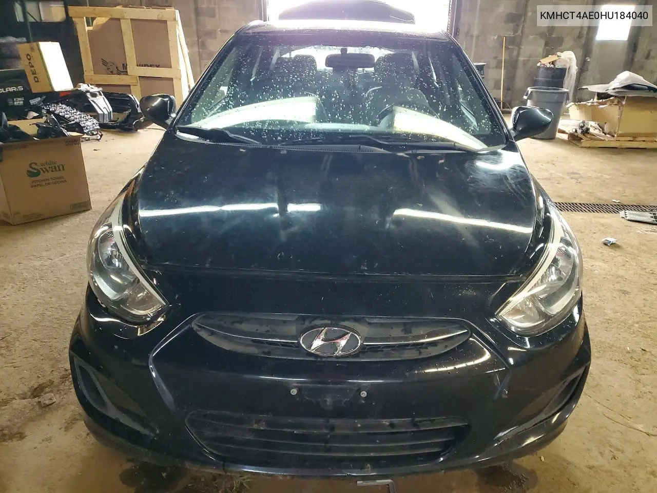 2017 Hyundai Accent Se VIN: KMHCT4AE0HU184040 Lot: 55436616